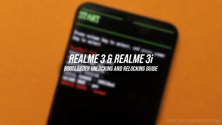 Как разблокировать загрузчик на Realme 3 / 3i и повторно заблокировать его [Official Method]