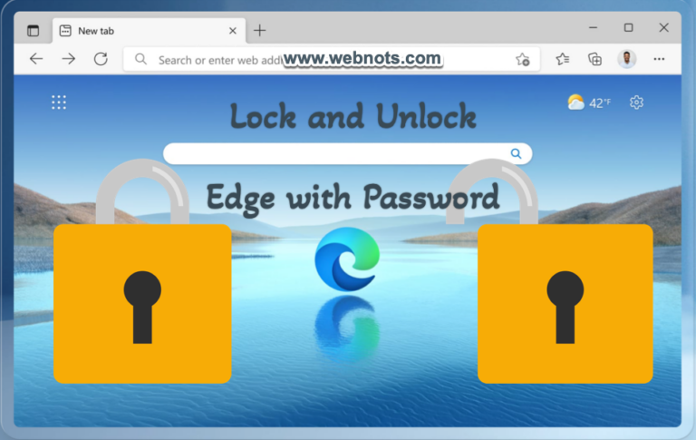 Как заблокировать браузер Edge паролем?  –