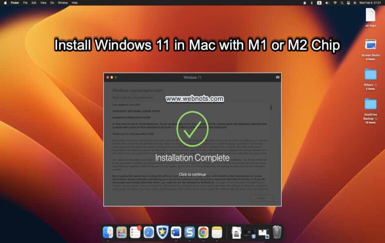 Установите Windows 11 ARM на чип Mac M1/M2 с помощью Parallels Desktop для Mac –