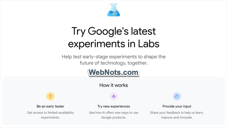 Новый сайт Лаборатории Google