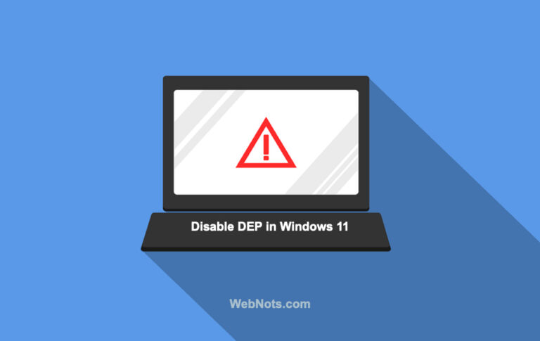 Что такое DEP и как его отключить в Windows 11?  –