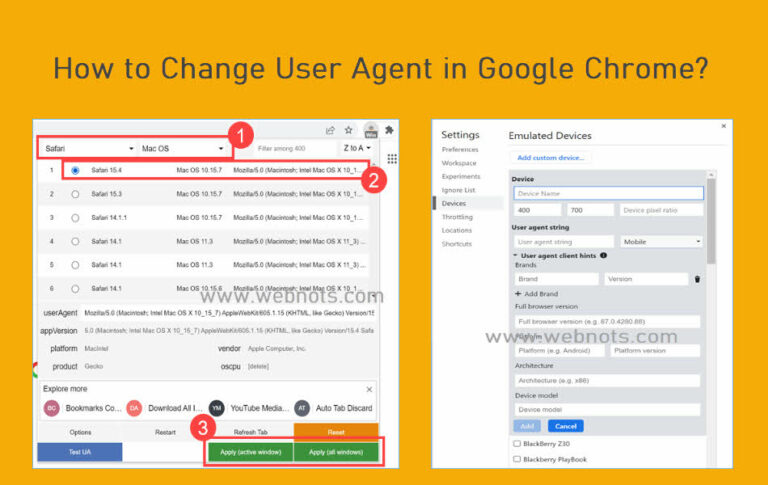 Как изменить пользовательский агент в Google Chrome?  –