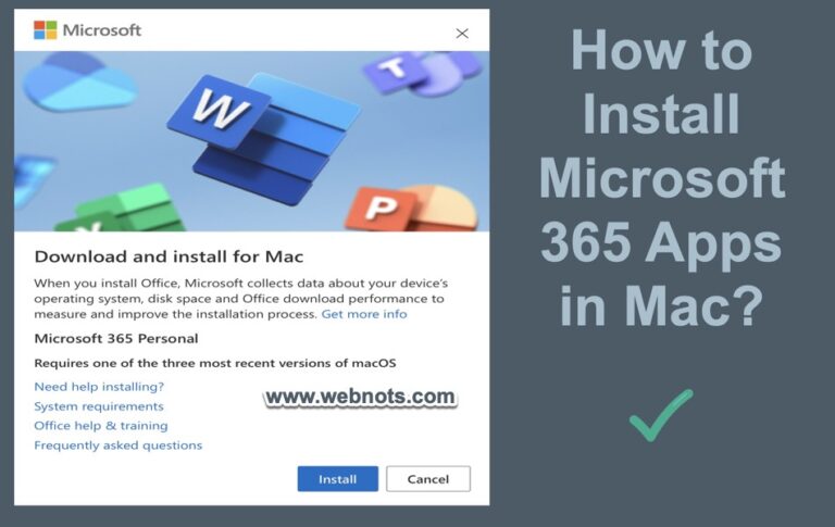 Как установить приложения Microsoft 365 на Mac?  –