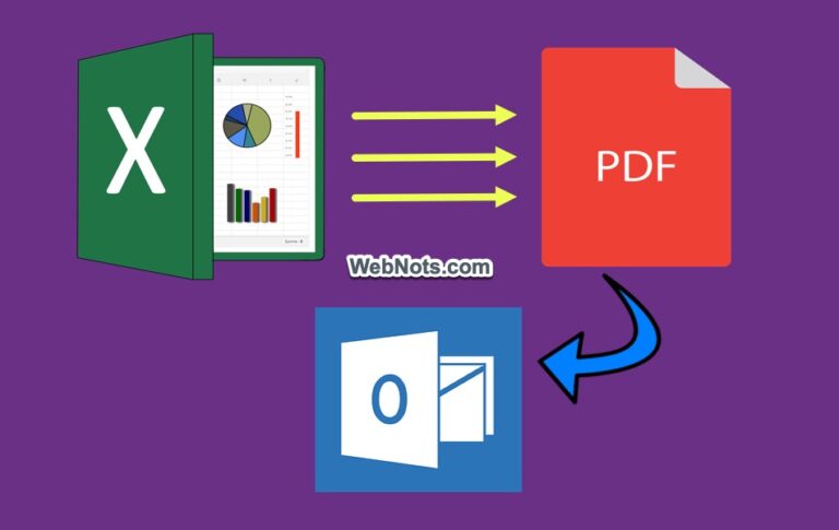 Как быстро отправить лист Excel по электронной почте в виде файла PDF?  –