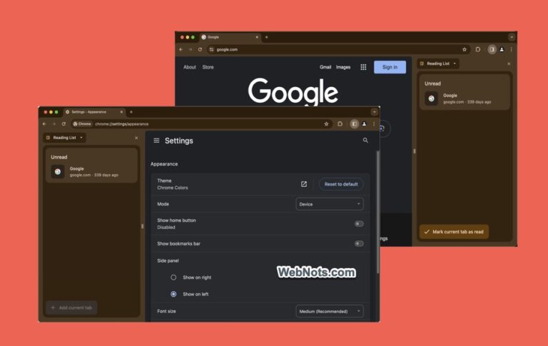 Как изменить расположение боковой панели слева в Google Chrome?  –
