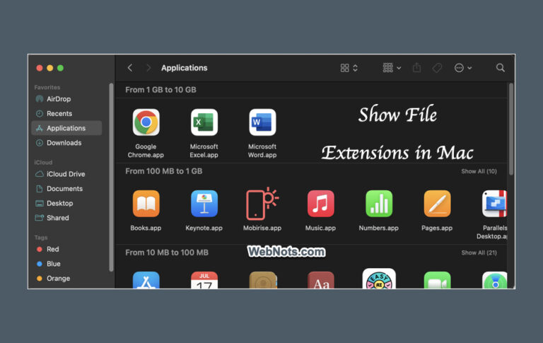 Как показать или скрыть расширения файлов на Mac?  –