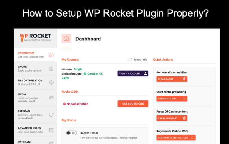 Руководство по настройкам WP Rocket для ускорения сайта WordPress –